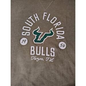 USF SOUTH FLORIDA BULLS CREW SWEATER GREEN 2XL NWT League Sports Football